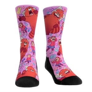 Disney Pixar Turning Red Rock 'Em Socks L/XL NWT